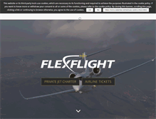 Tablet Screenshot of flexflight.dk